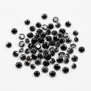small treated black natural diamonds