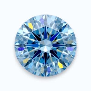 diamant rond bleu