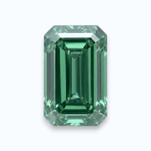 diamant vert taille émeraude