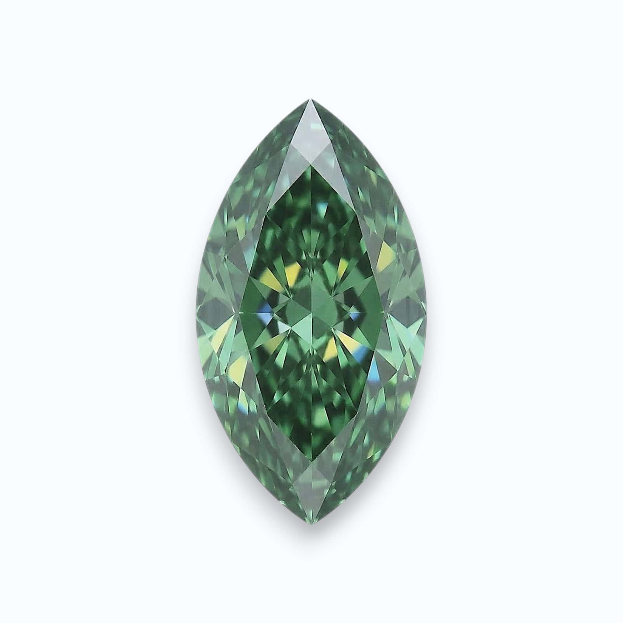 diamant vert de forme marquise diamant vert de forme marquise