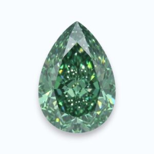 diamant poire vert