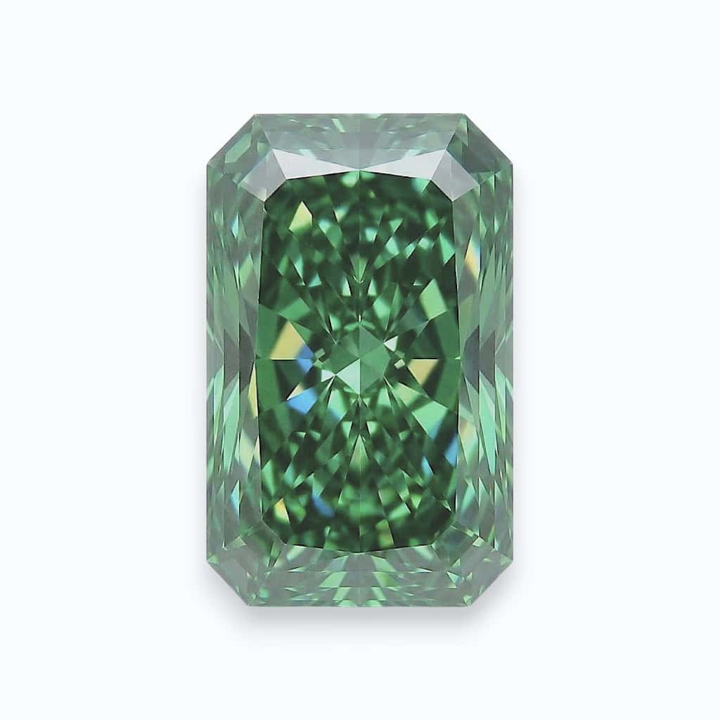 diamant vert de forme rayonnante diamant vert de forme rayonnante