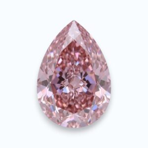 Diamant poire rose