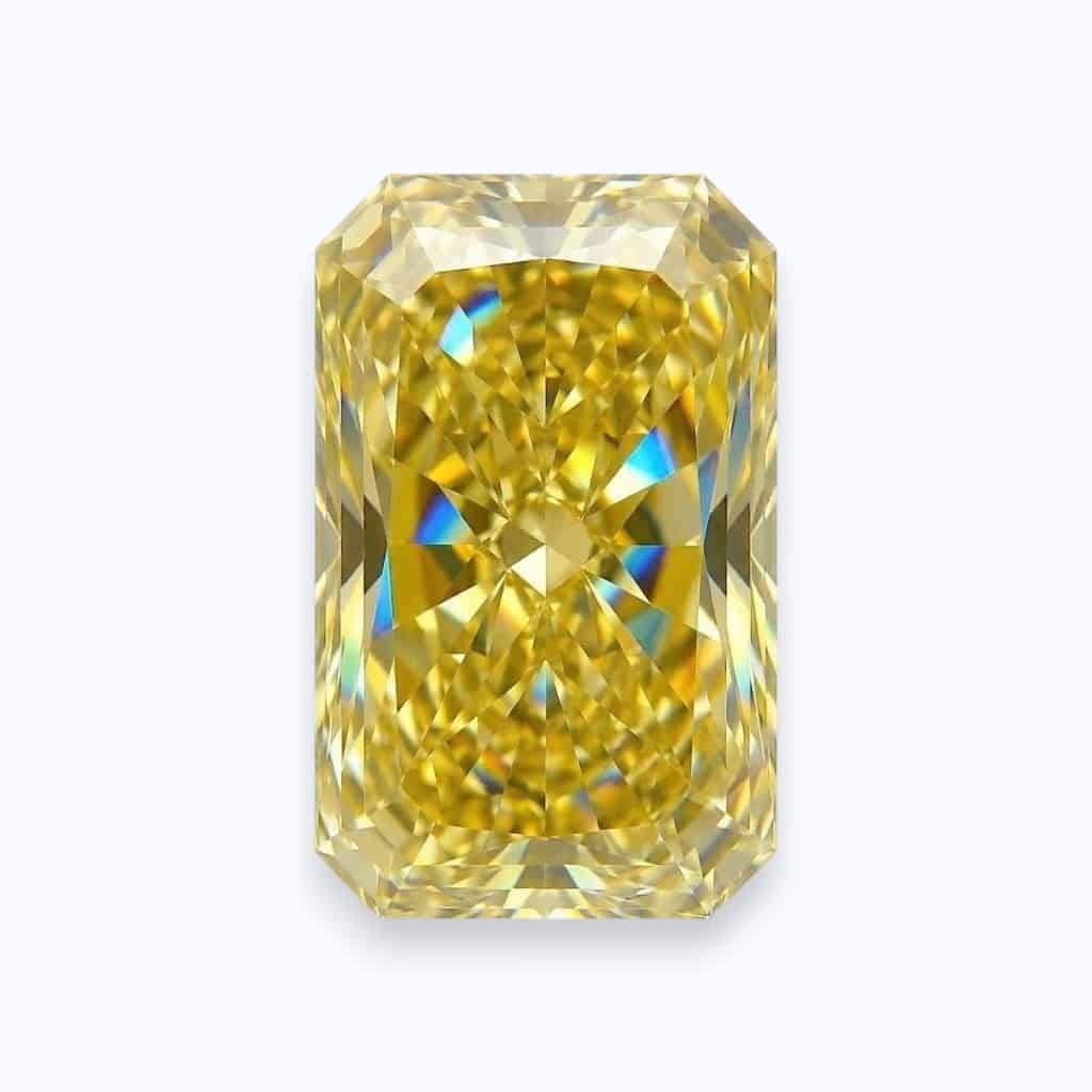 diamant jaune de forme rayonnante diamant jaune de forme rayonnante