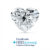 Diamant taille Coeur certifié de 0.44 carat E-SI2